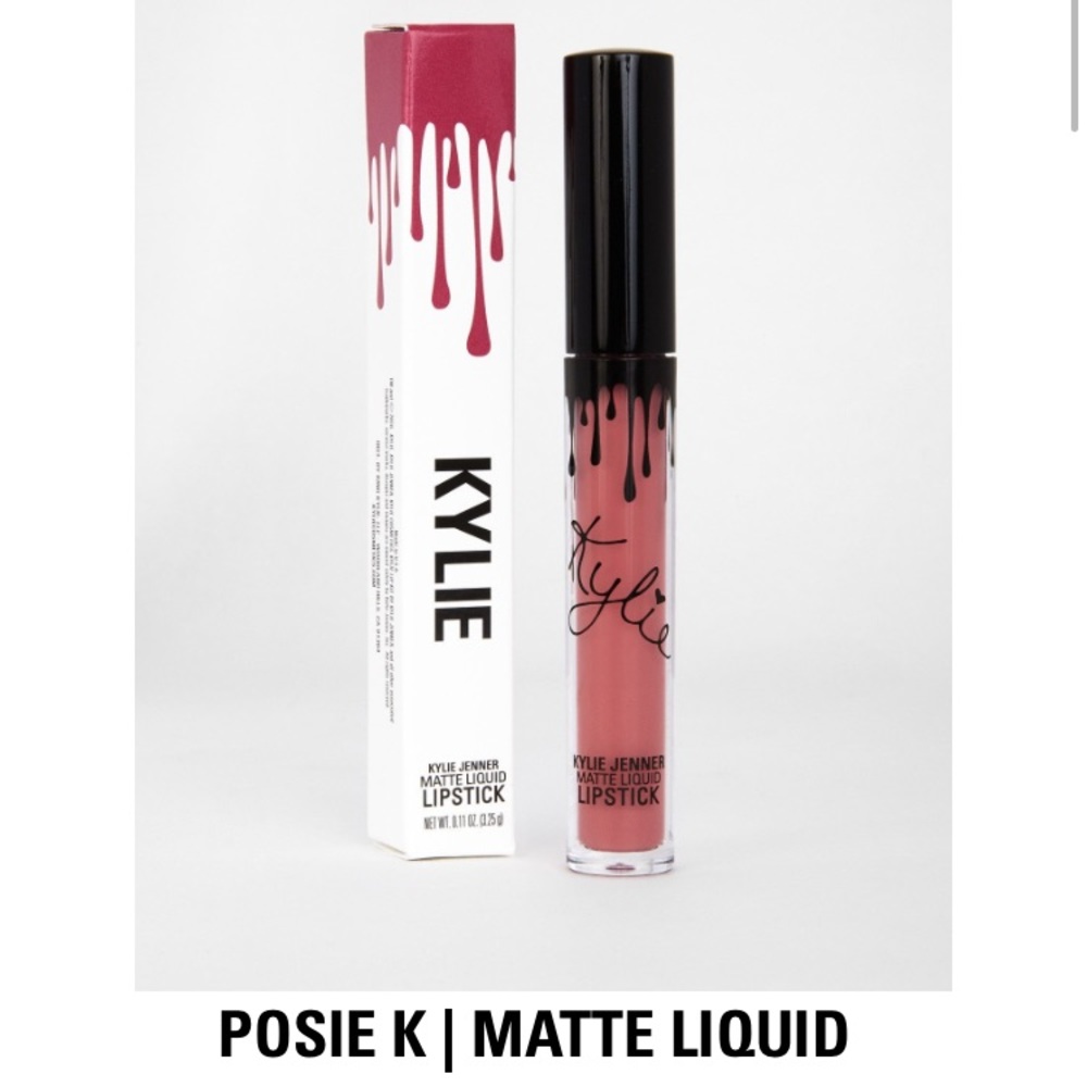 Kylie Cosmetics Posie K liquid lipstick.