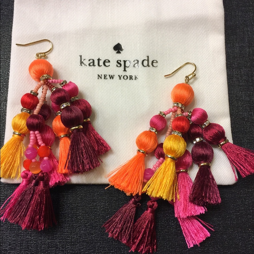 Kate Spade Earrings Multicolor Tassels