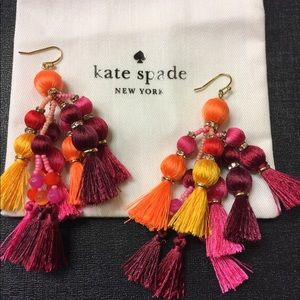 Kate Spade Earrings Multicolor Tassels