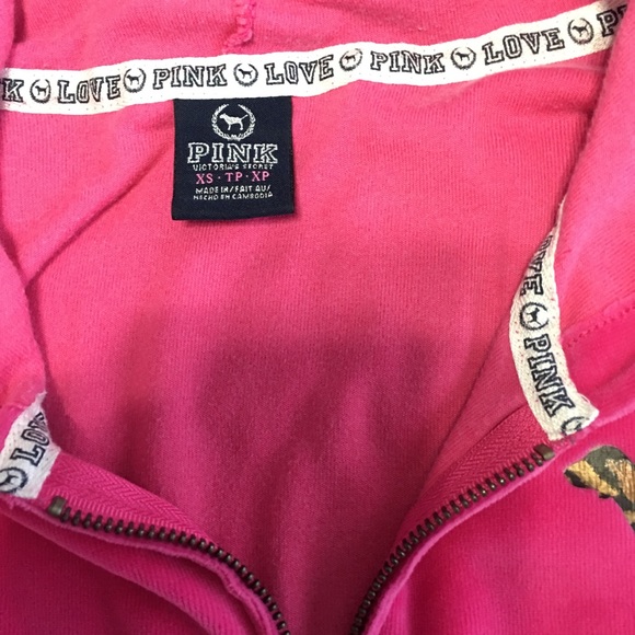 Pink velour jacket - Picture 2 of 3