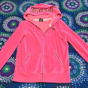 Pink velour jacket