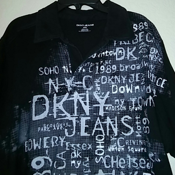DKNY Jeans M Designer Polo - Picture 5 of 5