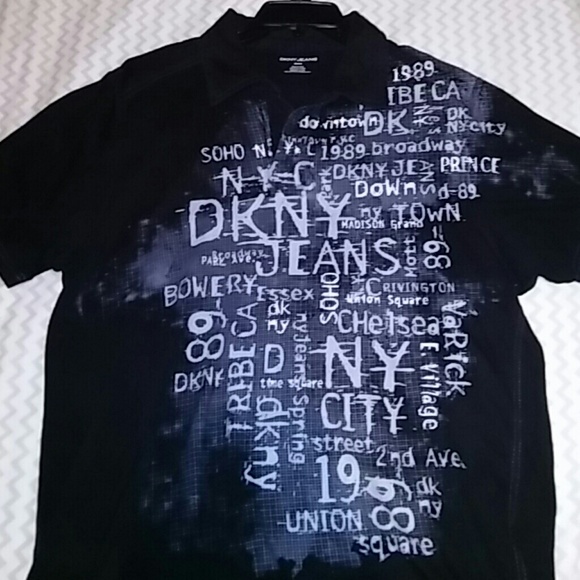 DKNY Jeans M Designer Polo - Picture 4 of 5