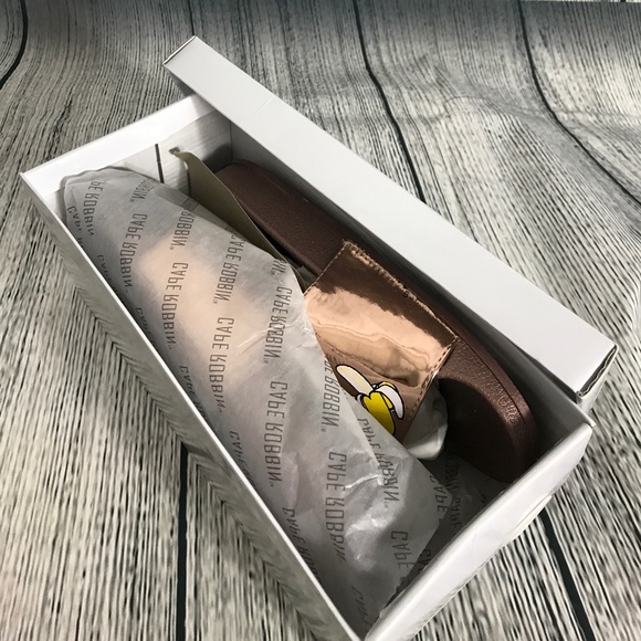 Rose Gold "Good Vibes" Sliders - Picture 6 of 8