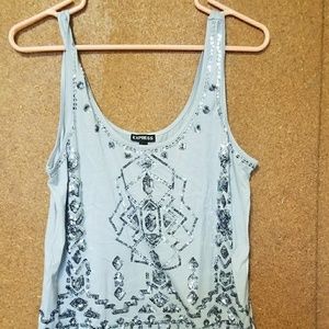 Express sequin tank