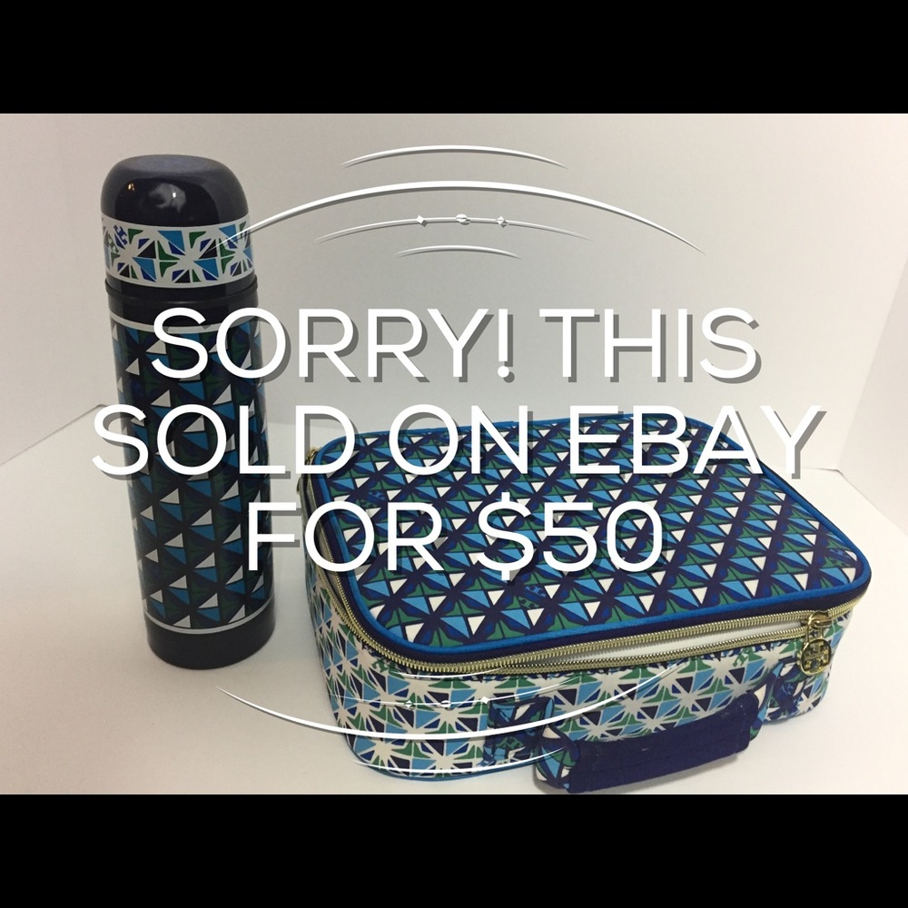 TORY BURCH LUNCH BOX + VACUUM-FLASK SET