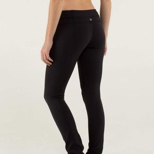 Lululemon Black Skinny Groove Leggings Size 4