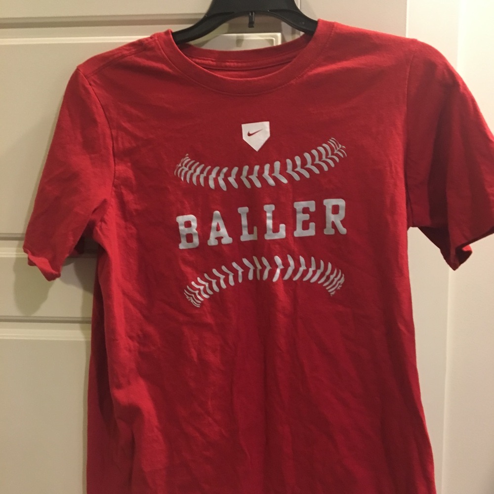 Nike Boy's Baseball T Shirt Size XL
