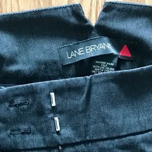 DEEP DISCOUNT Dark Grey/Black Lane Bryant Pants