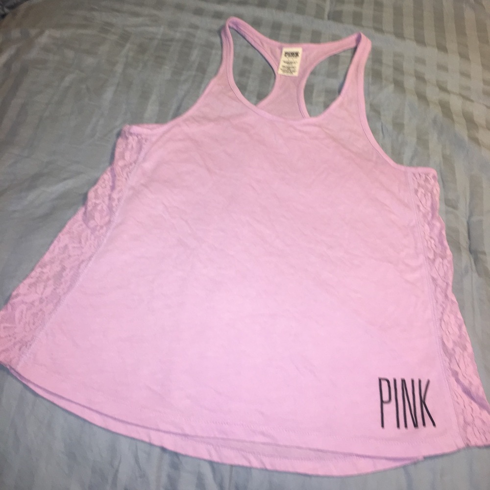 VICTORIAS SECRET RACERBACK PURPLE NWOT LACE NWOT
