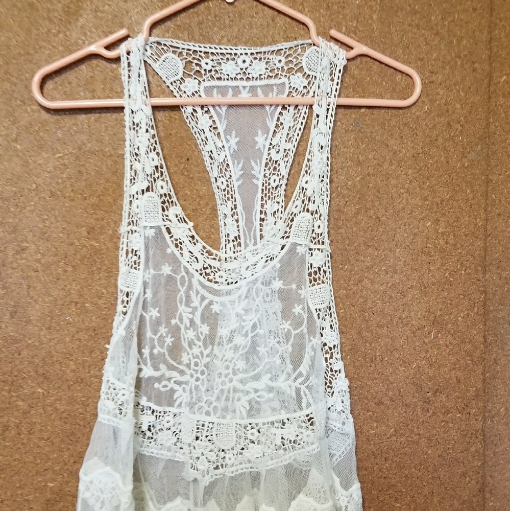 Lace tank