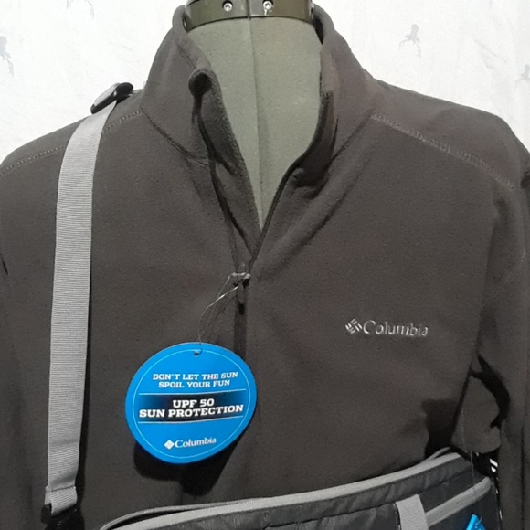 Columbia mens fleece top & computer bag - Picture 2 of 4