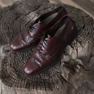 Mens Vintage Mason O'Sullivan Cigar Wingtip Shoes