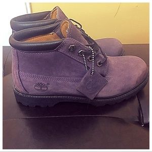 Purple Timberland Waterproof Boot Shoe