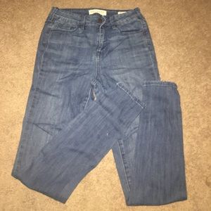 Pac sun mid wash high rise jeans