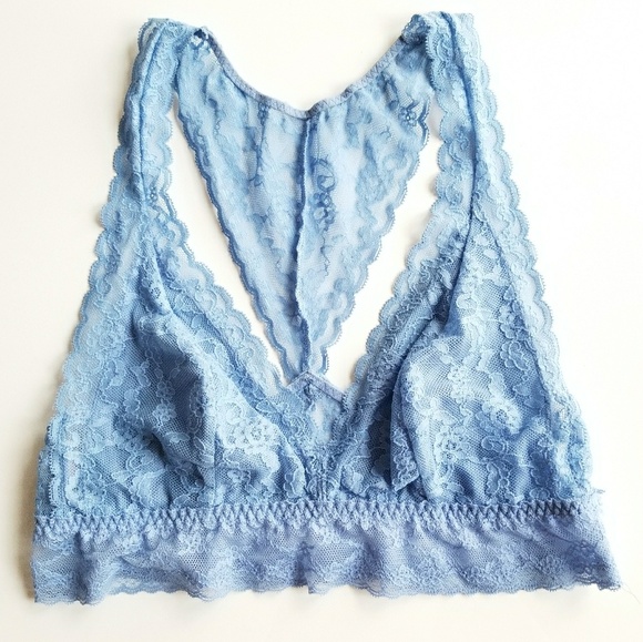 Victoria's Secret Other - VICTORIA'S SECRET Baby Blue Lace Bralette S