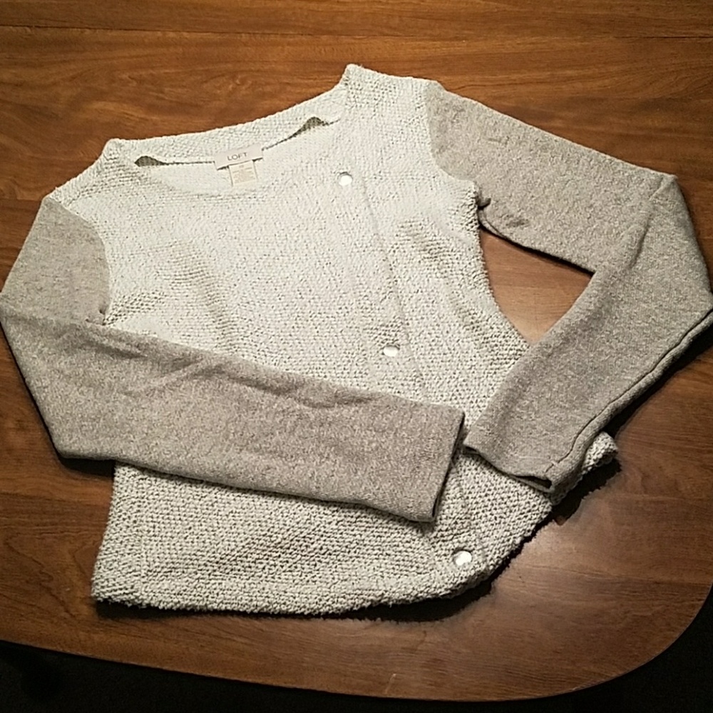 NWOT LOFT MOTO JACKET CARDIGAN