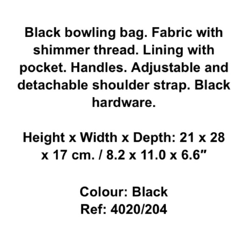 Zara black fabric bowling bag_6