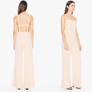 NEW American Apparel Harper Wide Leg Jumpsuit XS