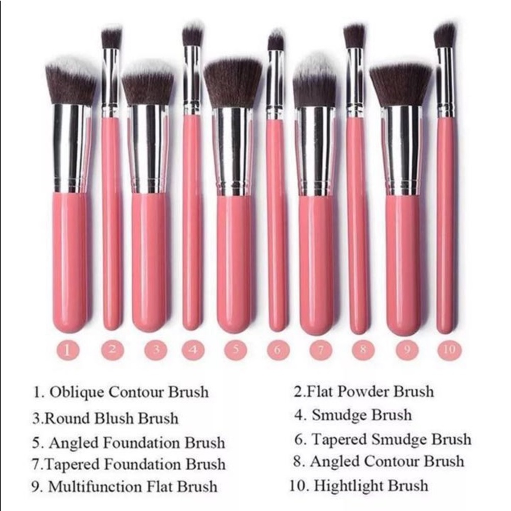 New 10pcs Makeup Brushes - Picture 3 of 3