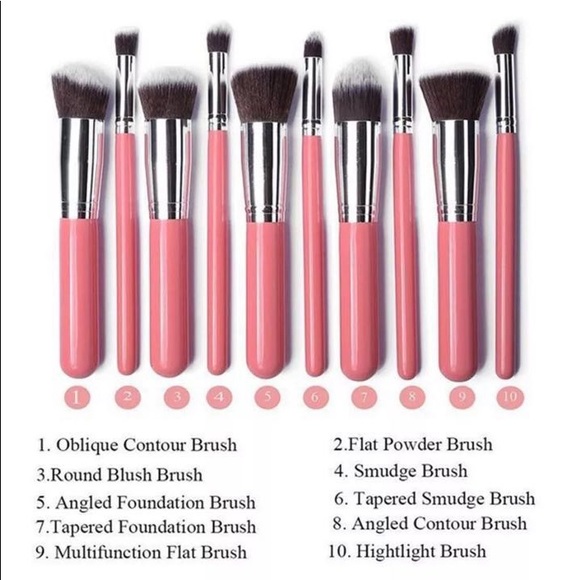 New 10pcs Makeup Brushes - Picture 3 of 3