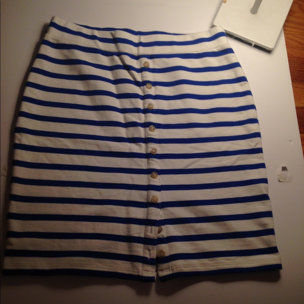 Free people stripped skirt