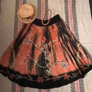 apostrophe Woman 16-18 flower sequins  skirt