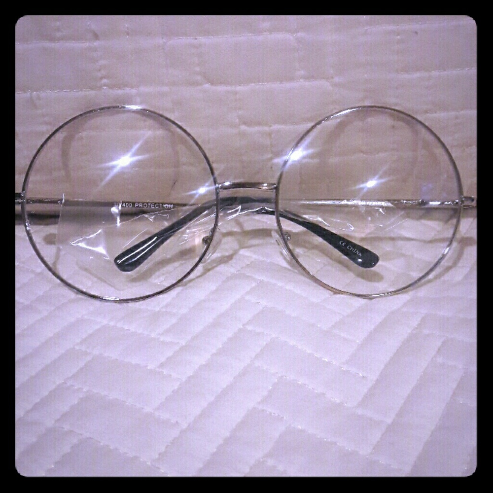 Silver sphere circle fashion  frames