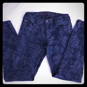 🌹ELLE BROCADE SKINNY JEANS/PANTS  Sz: 8R🌹