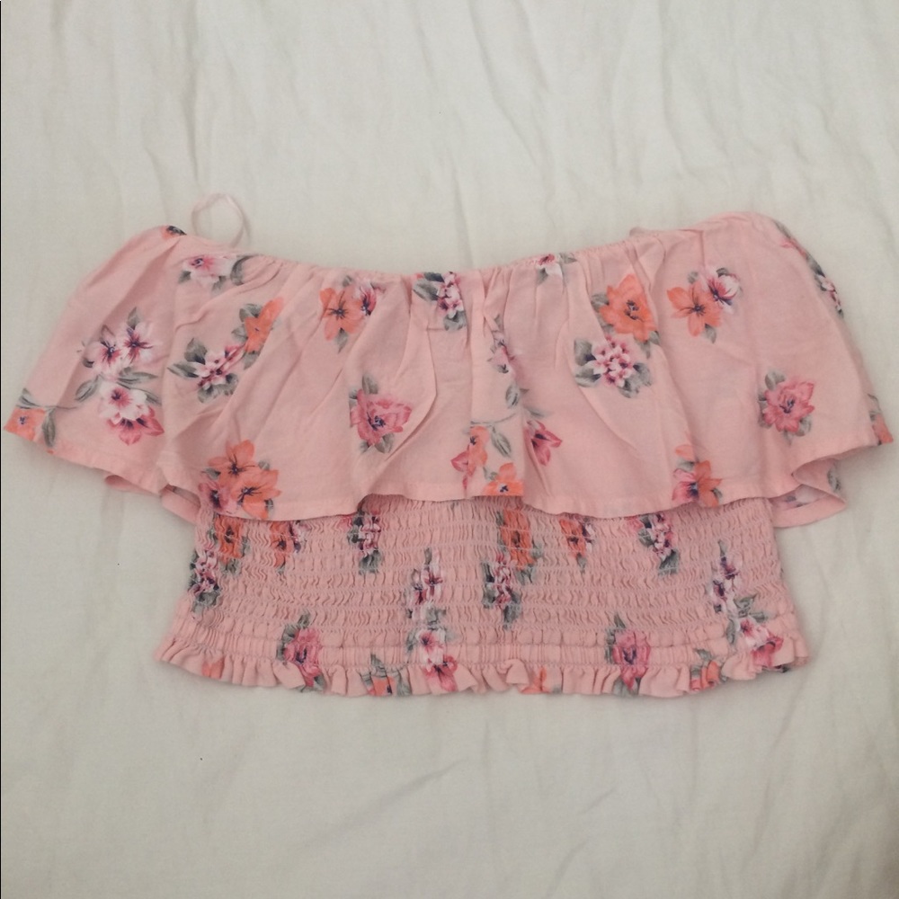 Floral tube top