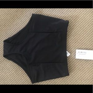 American Apparel high waisted black briefs, NWT