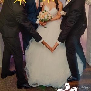 Ivory Floral Lace wedding dress