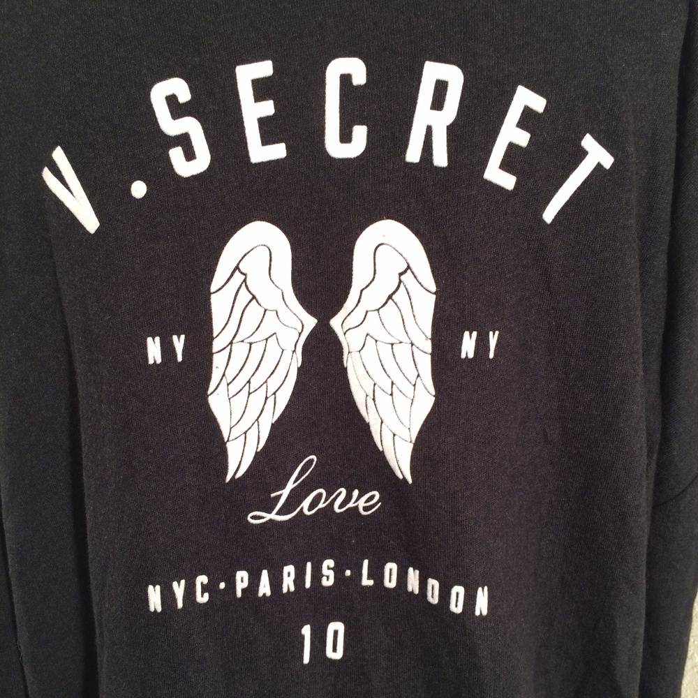 Victoria's Secret Angels NYC Black Hoodie - NWT