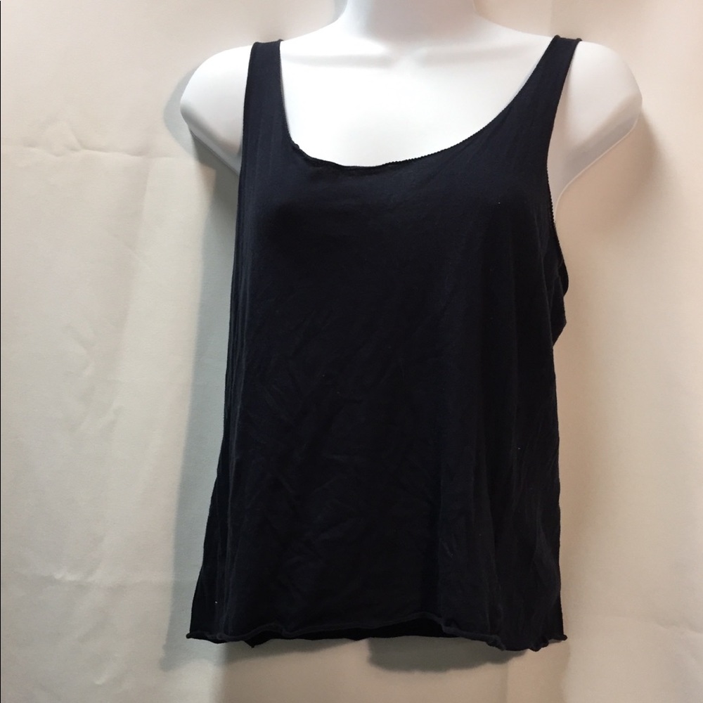 Tory Burch size Medium Navy cotton tank