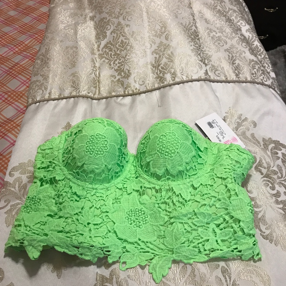 Lime Green bustier