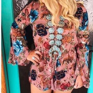 Classy Floral Romper