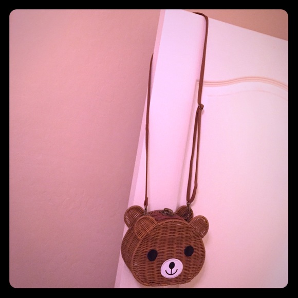 😝HP🙃 🐻ONLY 1 LEFT! Teddy Bear Crossbody Bag🐻 - Picture 7 of 8