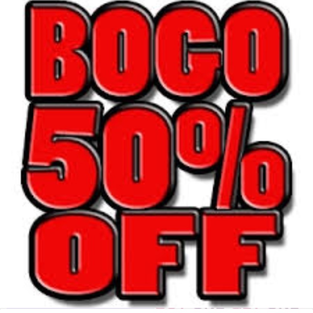 BOGO 50% OFF