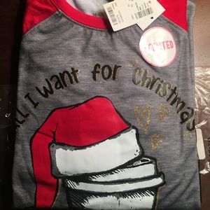 NWT 2 Piece Justice Scented Christmas Emoji PJs