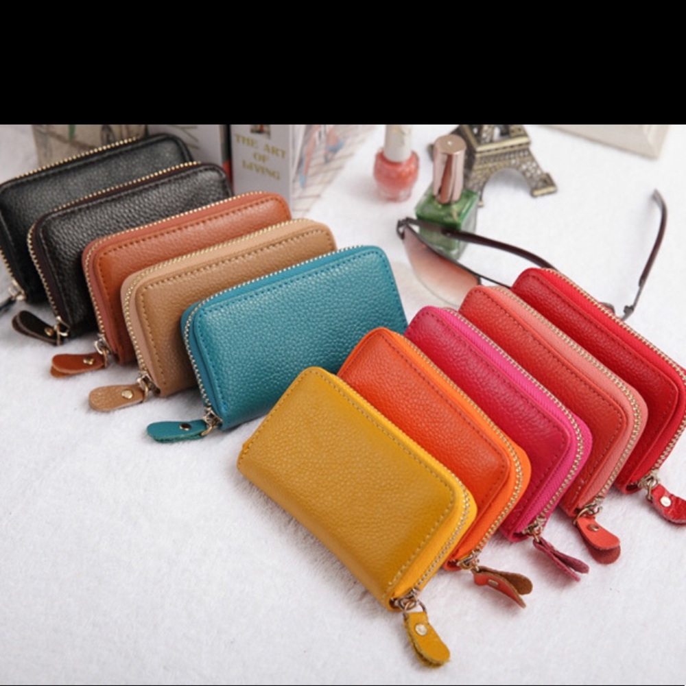 Cow leather key pouch