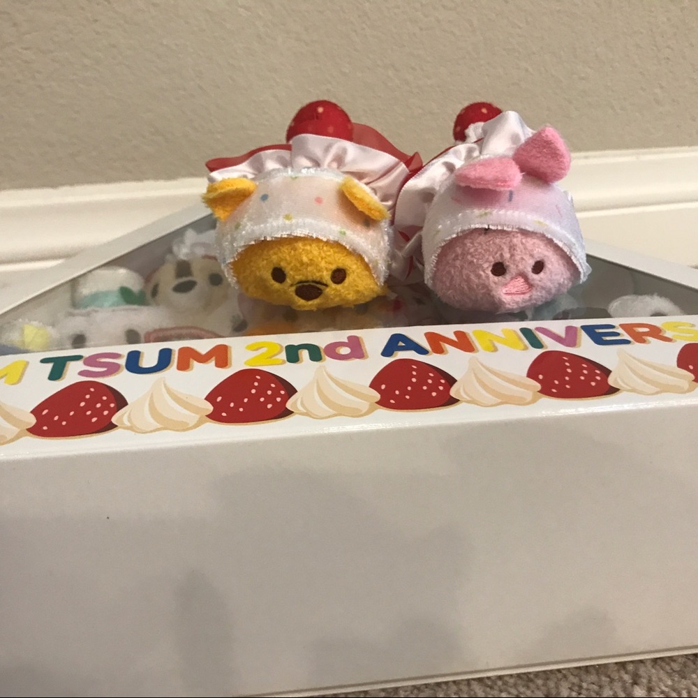 AUTH Disney Japan 2nd TsumTsum Pooh & Piglet(PAIR)