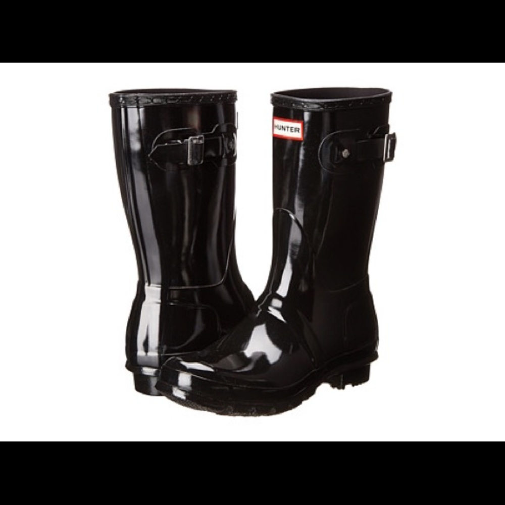 Women's Hunter Rain Boots Short Gloss