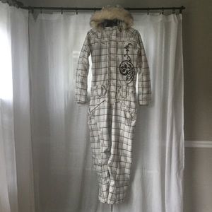 One piece women's Nordica ski suit