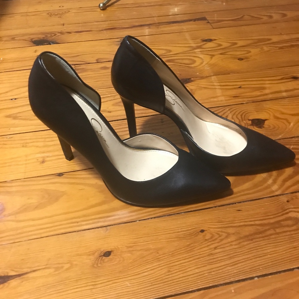 Jessica Simpson Claudette Black Heels