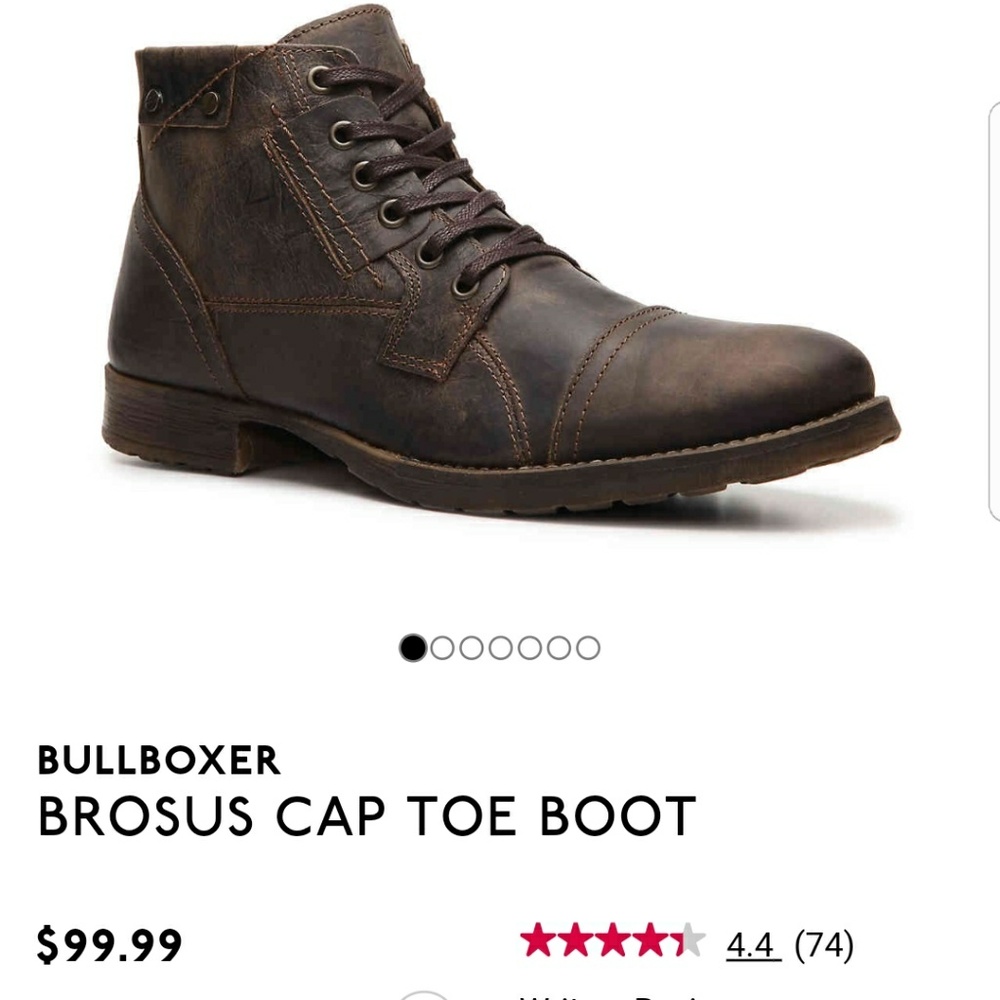 Men's Bull Boxer Brosus leather boots size 12