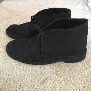 Black Clarks Original Desert Boots