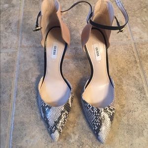 Snake skins heels