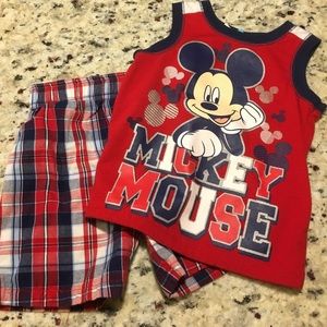 Mickey Mouse sleeveless outfit