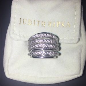 Judith Ripka 14K Sterling Silver Ring