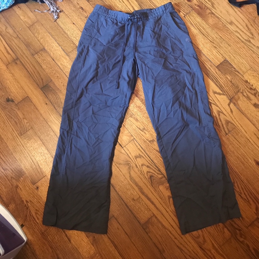 Charcoal gray scrub pants